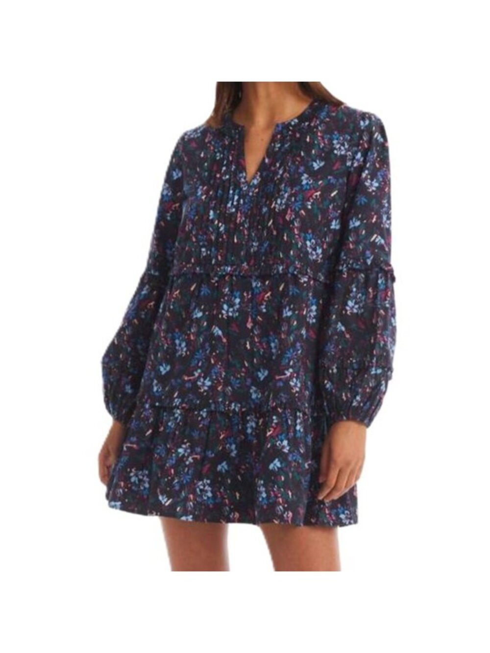 Allison New York Michelle Mini Dress in Black Floral Size Small New
